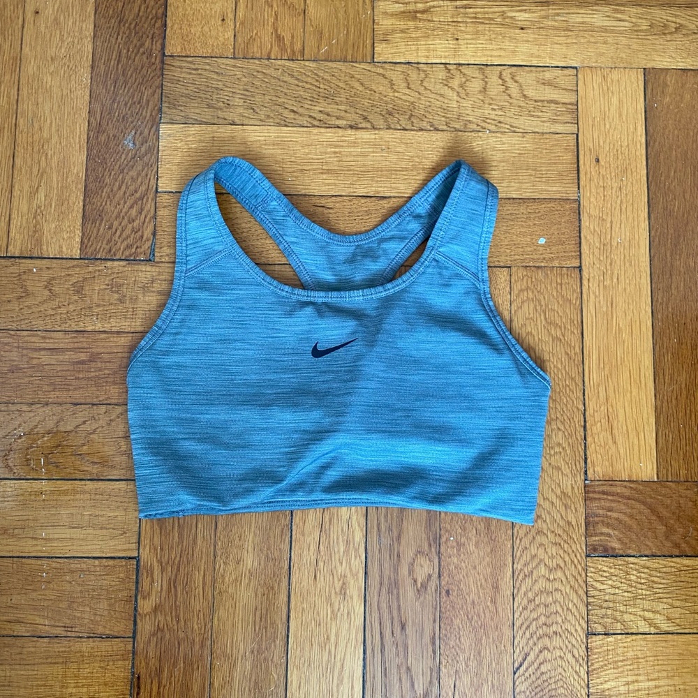 Nike Women's Grey Sports Bra - Size Small